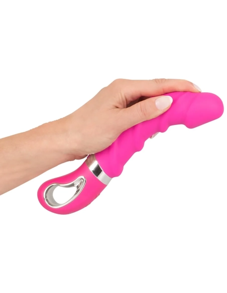 SMILE Soft - nabíjecí, ohřívající vibrátor (růžový)