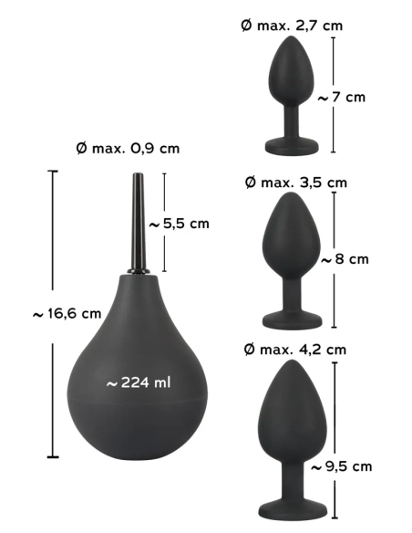 Black Velvet 4 dílná sada