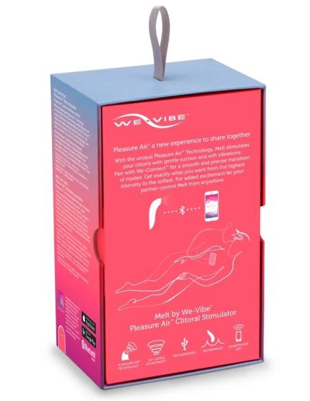 We-Vibe Melt – nabíjecí vodotěsný smart stimulátor klitorisu korálový