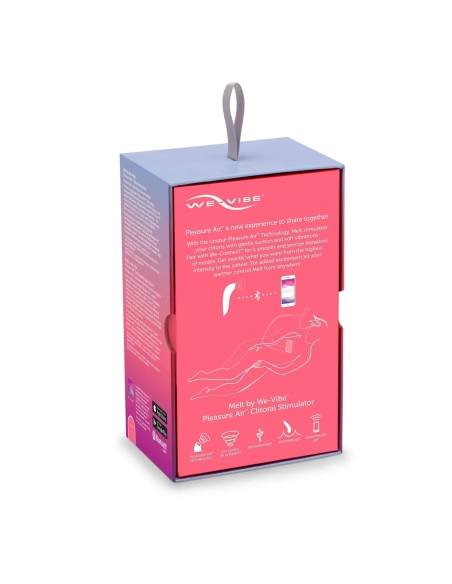 We-Vibe Melt – nabíjecí vodotěsný smart stimulátor klitorisu korálový
