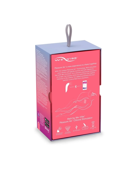 We-Vibe Melt – nabíjecí vodotěsný smart stimulátor klitorisu korálový