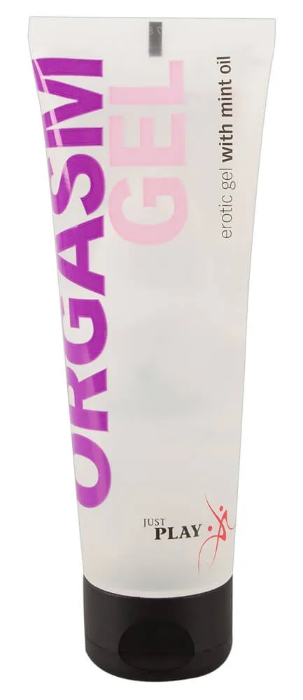 Intimní orgasmový gel pro ženy Just Play s kvalitním mátovým olejem pro erotické masáže.