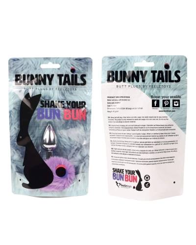 Kovové anální dildo se zaječím ocáskem FEELZTOYS