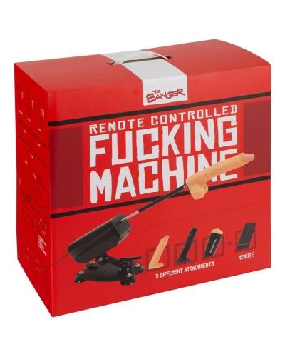 Šukací stroj The Banger RC Fucking Machine sexuální stroj se 2 vibrátory a umělou kundičkou
