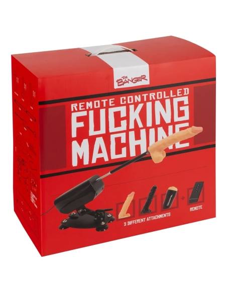 Šukací stroj The Banger RC Fucking Machine sexuální stroj se 2 vibrátory a umělou kundičkou