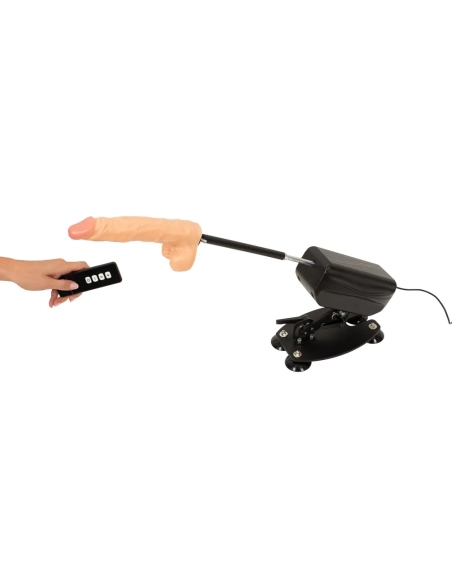 Šukácí stroj The Banger RC Fucking Machine se 2 vibrátory a kundičkou