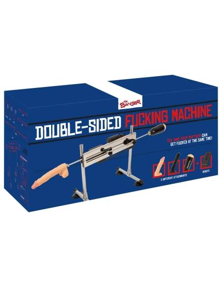 šukací stroj The Banger DS Fucking Machine se 2 vibrátory a kundičkou