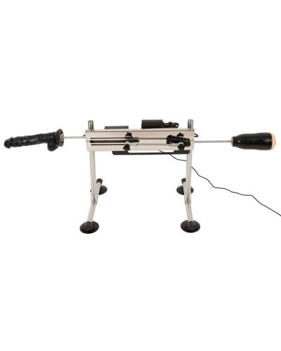 šukací stroj The Banger DS Fucking Machine se 2 vibrátory a kundičkou