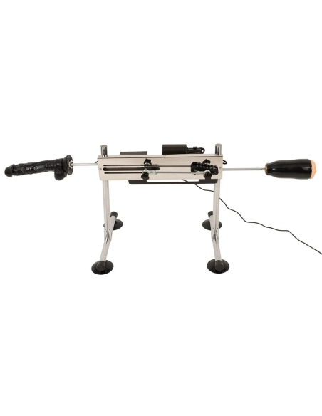 šukací stroj The Banger DS Fucking Machine se 2 vibrátory a kundičkou