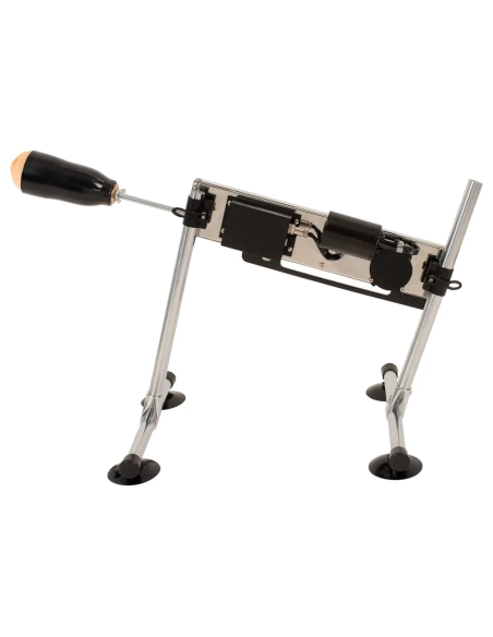 šukací stroj The Banger DS Fucking Machine se 2 vibrátory a kundičkou