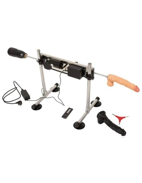 šukací stroj The Banger DS Fucking Machine se 2 vibrátory a kundičkou
