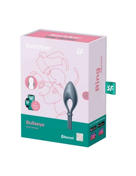 Nabíjecí smart vibrační erekční kroužek na penis Satisfyer Bullseye