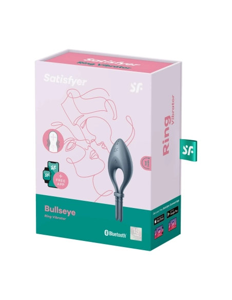 Nabíjecí smart vibrační erekční kroužek na penis Satisfyer Bullseye