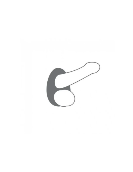 Dvojitý kroužek na penis a varlata Dorcel Liquid-soft Teardrop