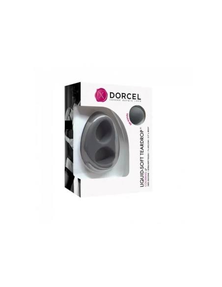 Dvojitý kroužek na penis a varlata Dorcel Liquid-soft Teardrop