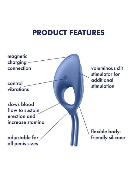 Kroužek na penis Satisfyer Swordsman