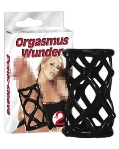 Orgasmové kouzlo - černé návlek na penis