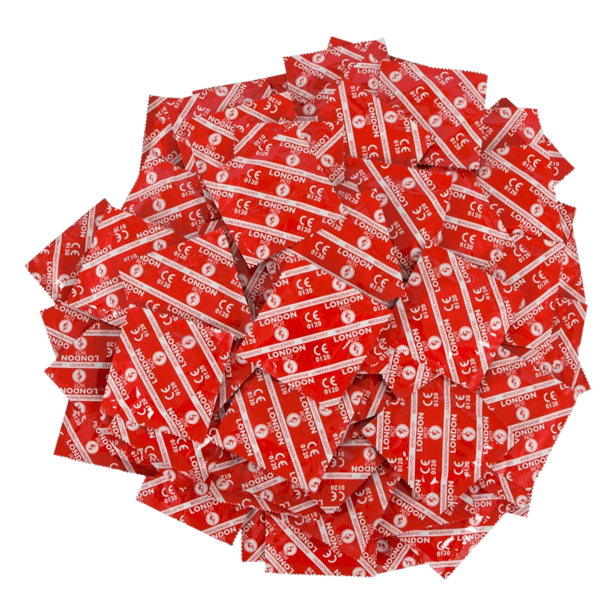 Levně London - jahodový kondom (100 ks)