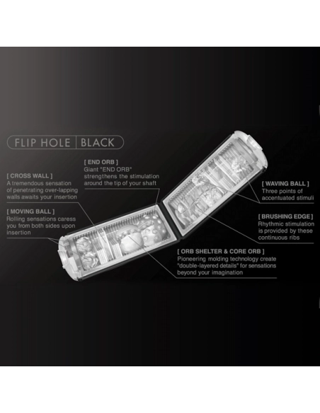 TENGA Flip Hole - Sexmistr (černý)