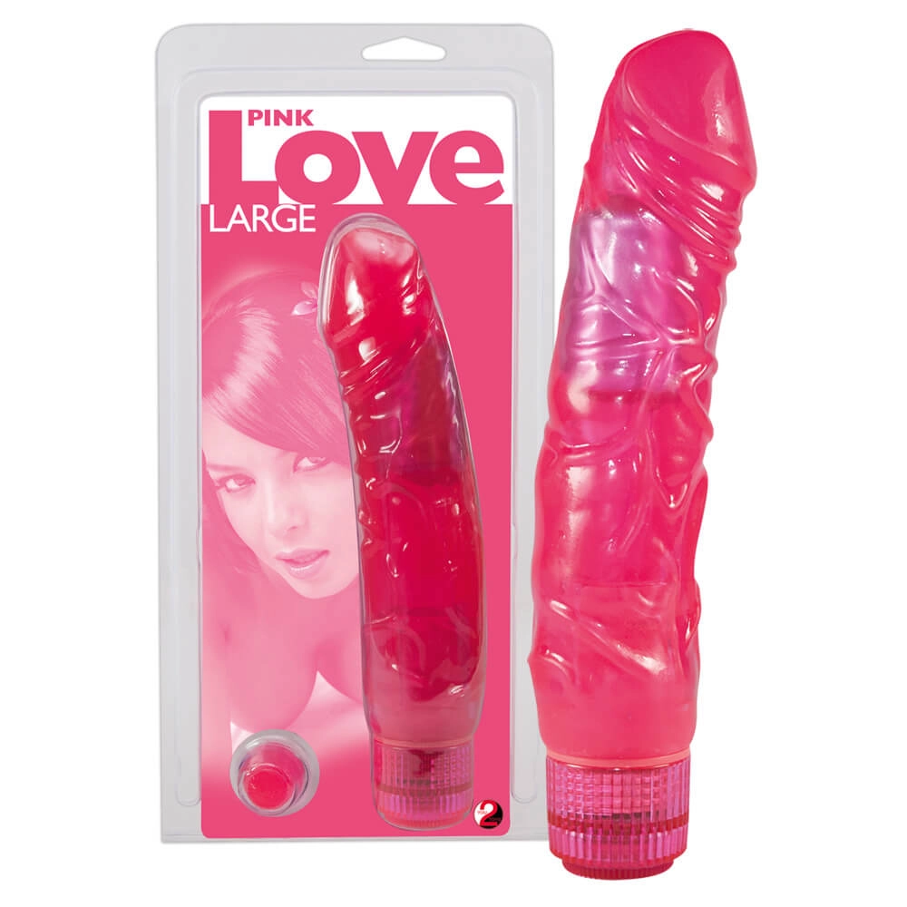 Levně Pink Love - velký vibrátor