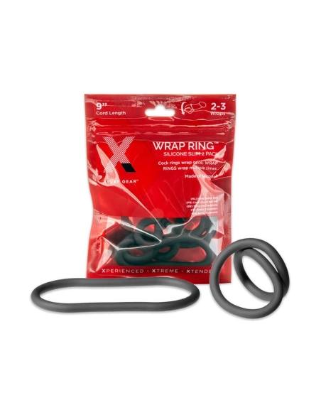 Perfect Fit Slim Wrap 9 palcový tenký prsten na penis 22 cm