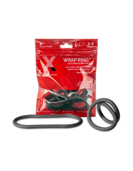 Perfect Fit Slim Wrap 9 palcový tenký prsten na penis 22 cm