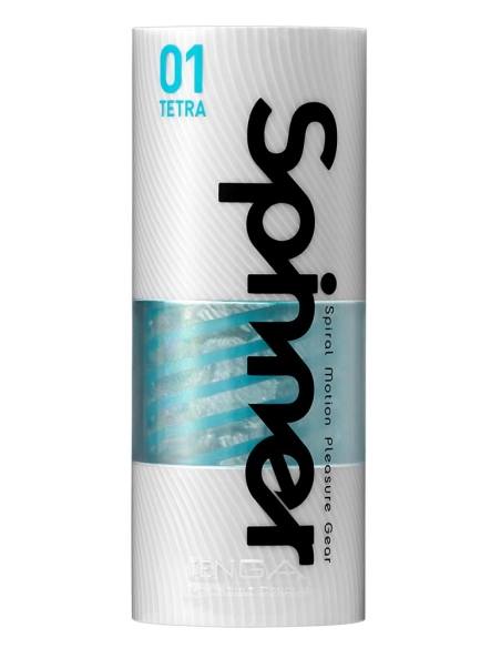 TENGA Spinner Tetra - opakovaně použitelný rotační masturbátor pro muže