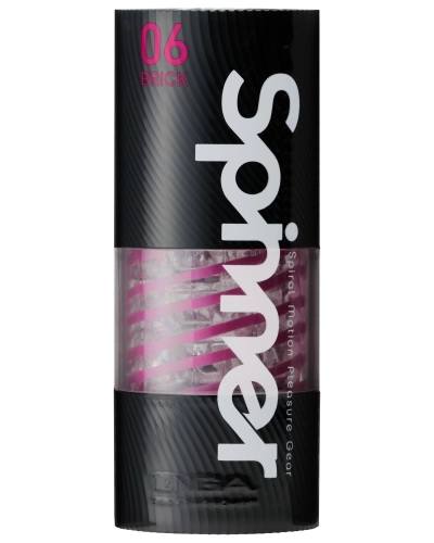 TENGA Spinner Brick Opakovaně použitelný rotační masturbátor pro intenzivní stimulaci