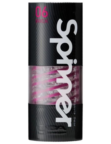TENGA Spinner Brick Opakovaně použitelný rotační masturbátor pro intenzivní stimulaci