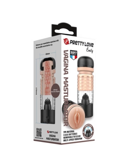 Pretty Love Emily realistický umělý vaginální masturbátor pro muže