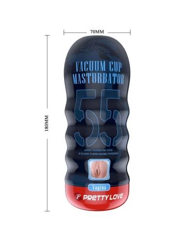 Realistický masturbátor Pretty Love Vacuum Cup s přirozeným pocitem