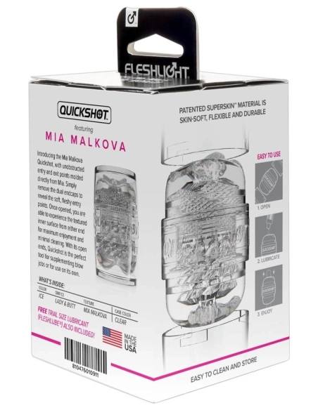 Quickshot Mia Malkova cestovní masturbátor