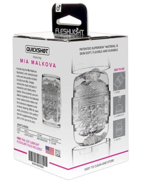 Quickshot Mia Malkova cestovní masturbátor