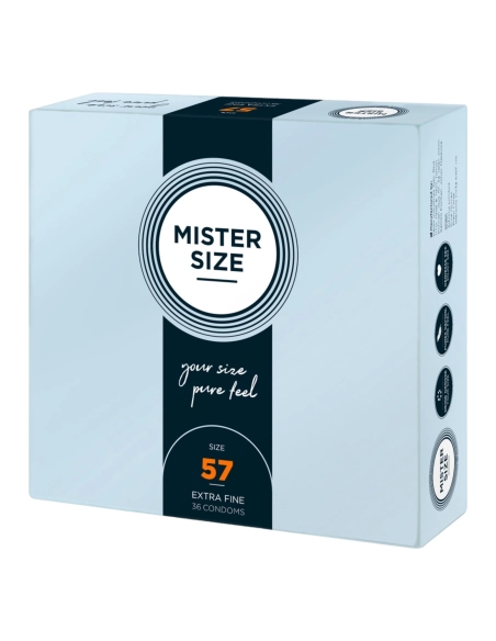 Mister Size tenký kondom 57mm 36ks