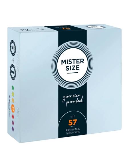 Mister Size tenký kondom 57mm 36ks