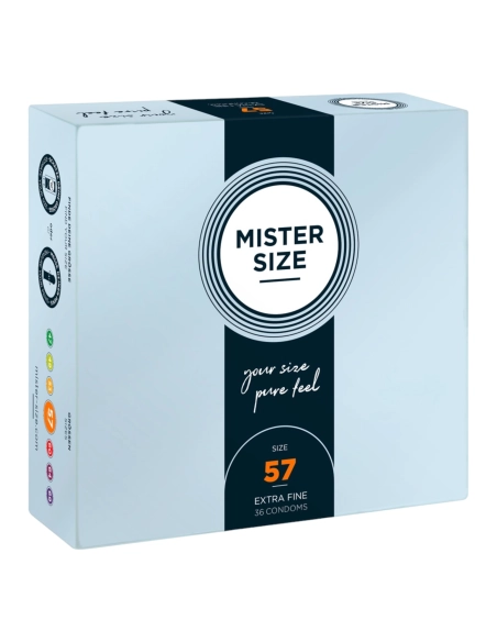 Mister Size tenký kondom 57mm 36ks