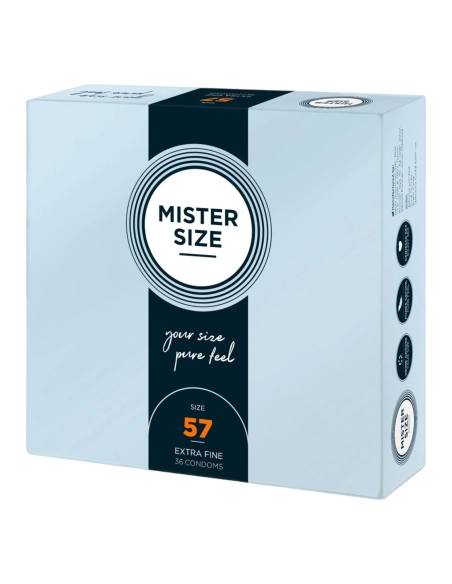 Mister Size tenký kondom 57mm 36ks