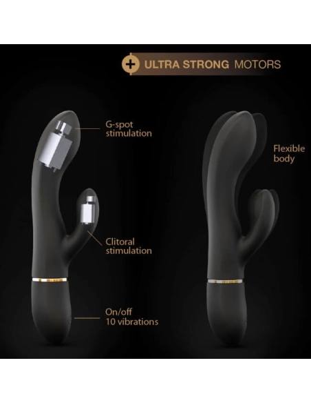 Dobíjecí vibrátor s masážní hlavicí Dorcel Glam