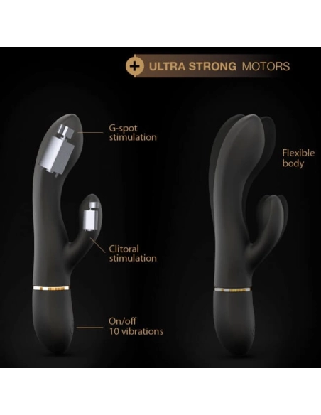 Dobíjecí vibrátor s masážní hlavicí Dorcel Glam