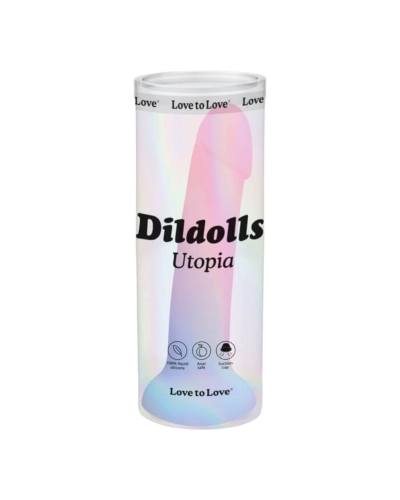 Dildolls Utopia - silikonové dildo s přísavkou (barevné)