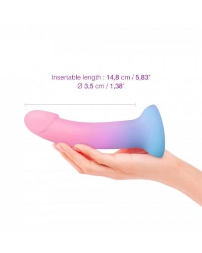 Dildolls Utopia - silikonové dildo s přísavkou (barevné)