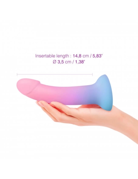 Dildolls Utopia - silikonové dildo s přísavkou (barevné)