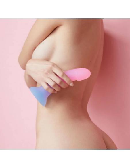 Dildolls Utopia - silikonové dildo s přísavkou (barevné)