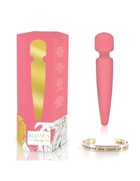 Rianne Bella Wand - vodotěsný masážní vibrátor (korálový)