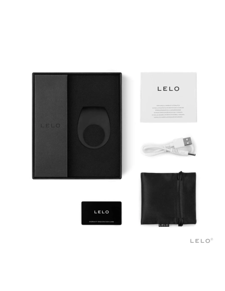 LELO Tor 2- kroužek na penis s akumulátorem (černý)
