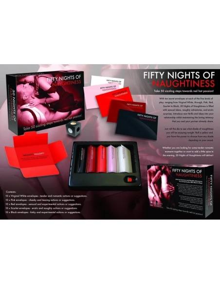 FIFTY NIGHTS OF NAUGHTINESS - erotická společenská hra (v angličtině)