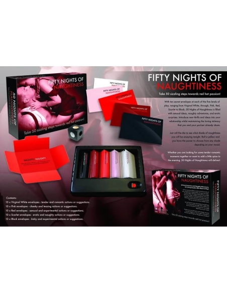 FIFTY NIGHTS OF NAUGHTINESS - erotická společenská hra (v angličtině)