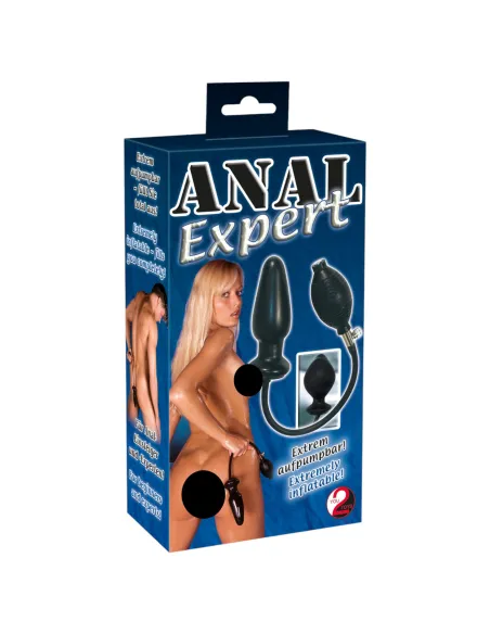 Nafukovací anální kolík anál expert