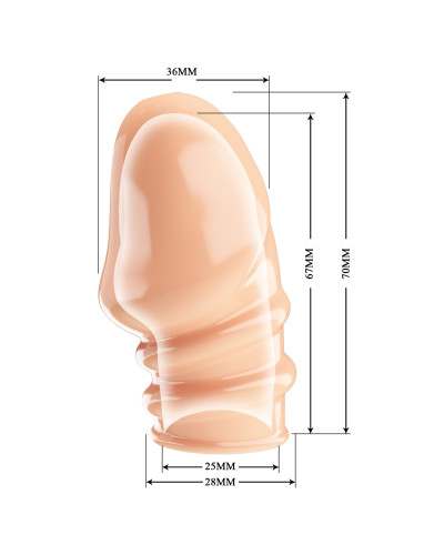 Návlek na penis Jeremy tělový