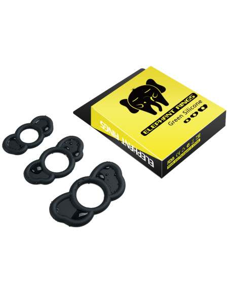 Elephant sada 3 erekčních kroužků na penis